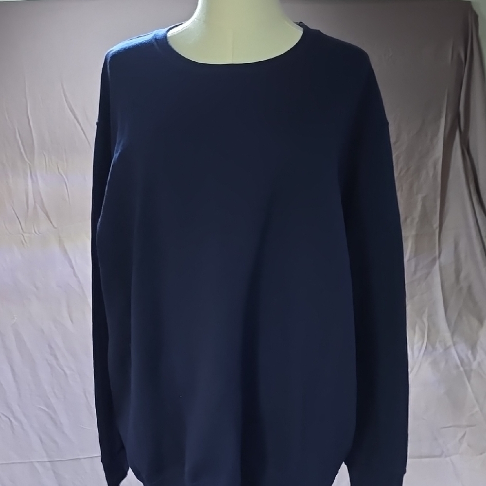 Classic Navy Blue Men's Sweater